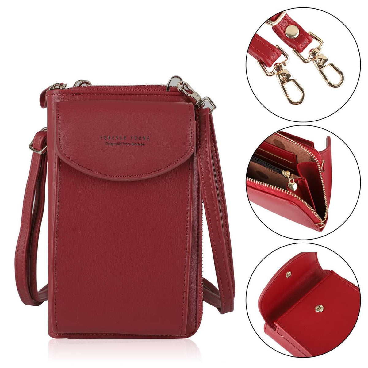 Women's Crossbody Phone Wallet Clutch