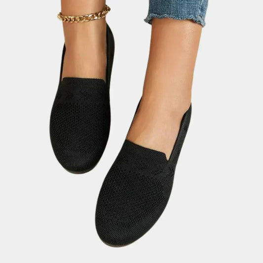 Women's Cushioned Knit Loafers with Arch Support