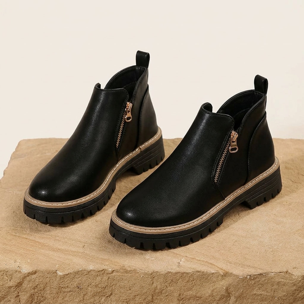 Women's Cushioned Platform Ankle Boots