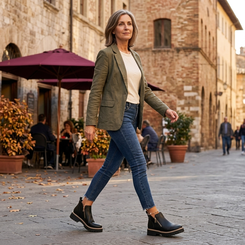 Women's Cushioned Platform Ankle Boots