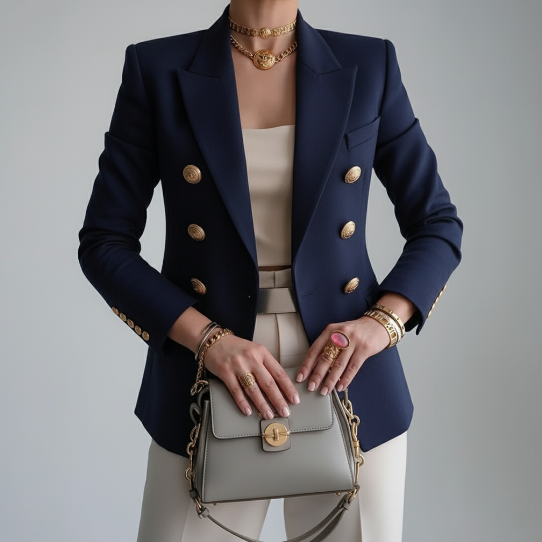 Women's Double-Breasted Blazer