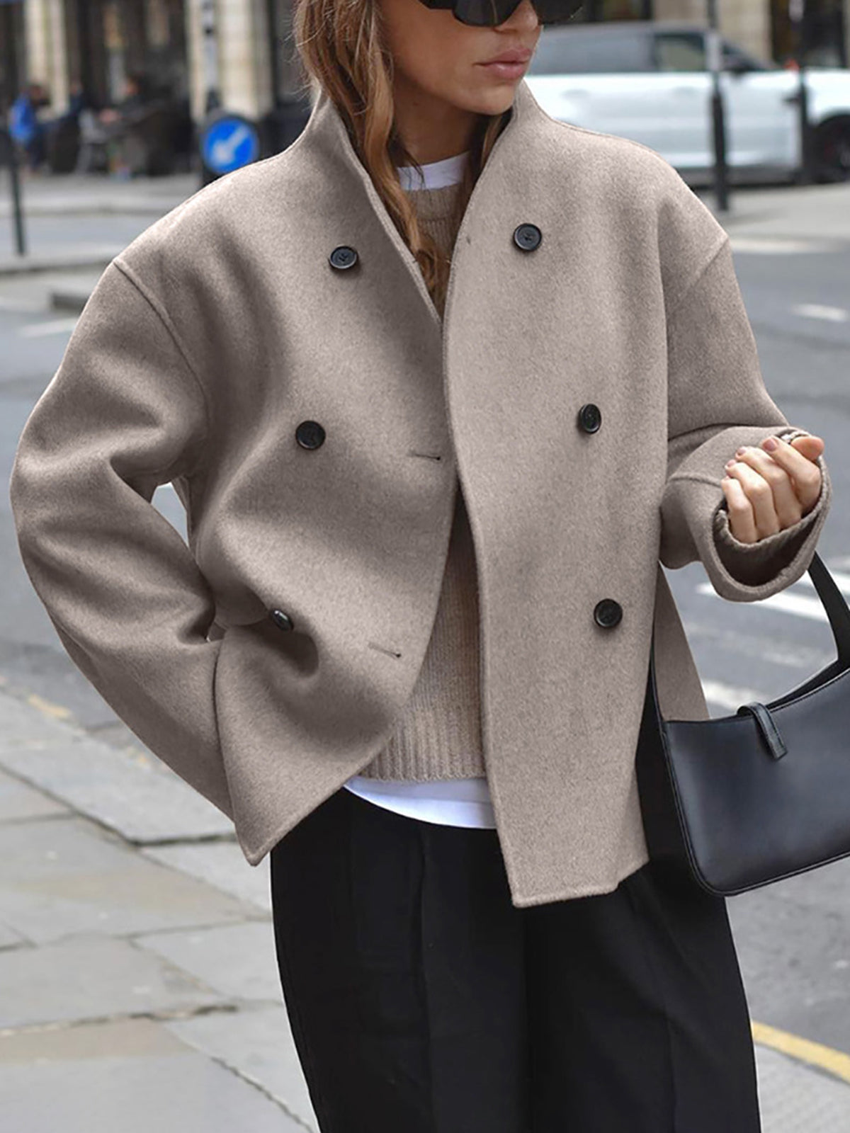 Women's Double-Breasted Short Jacket