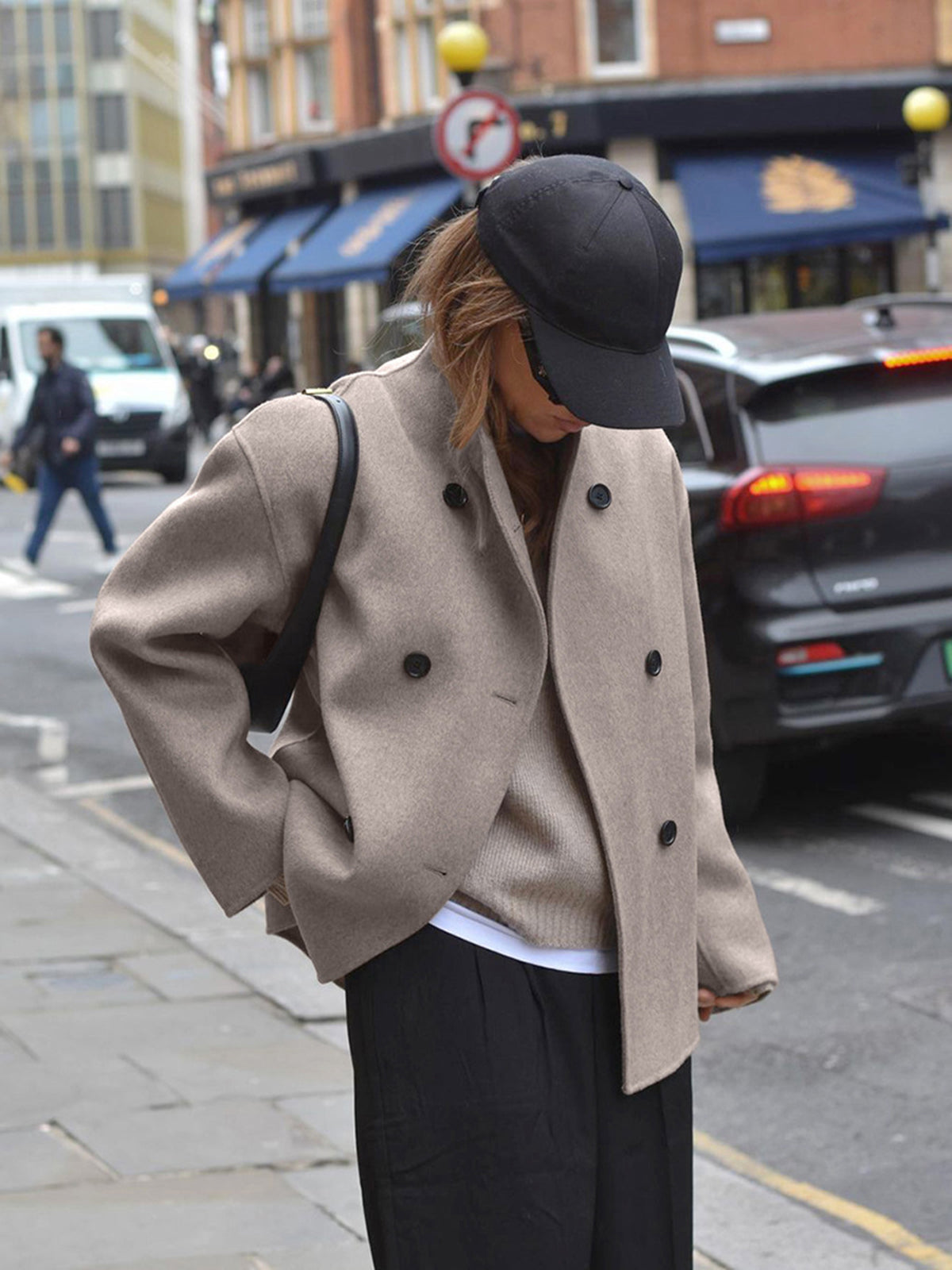 Women's Double-Breasted Short Jacket
