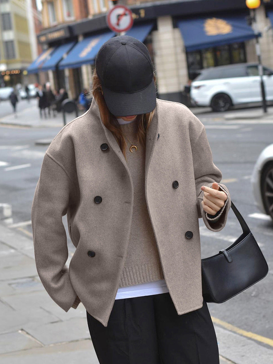 Women's Double-Breasted Short Jacket