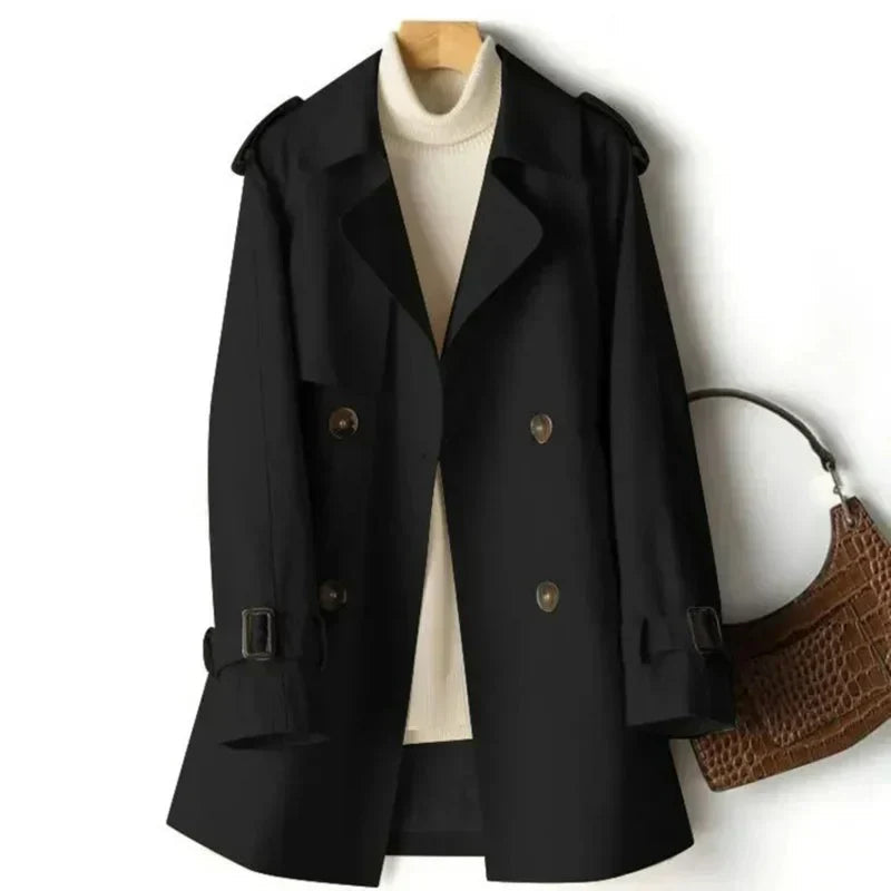 Women's Double-Breasted Trench Coat