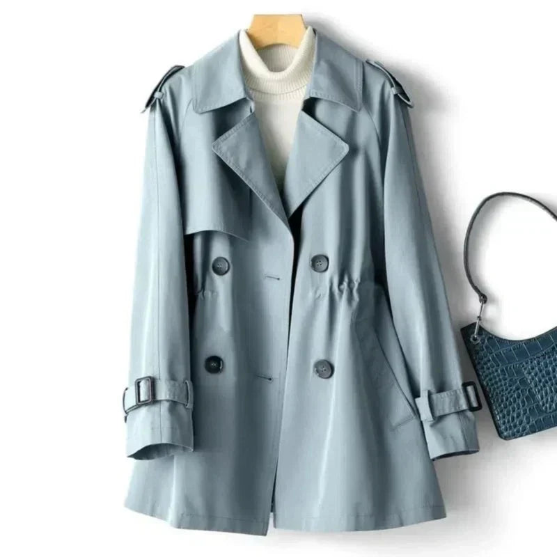 Women's Double-Breasted Trench Coat