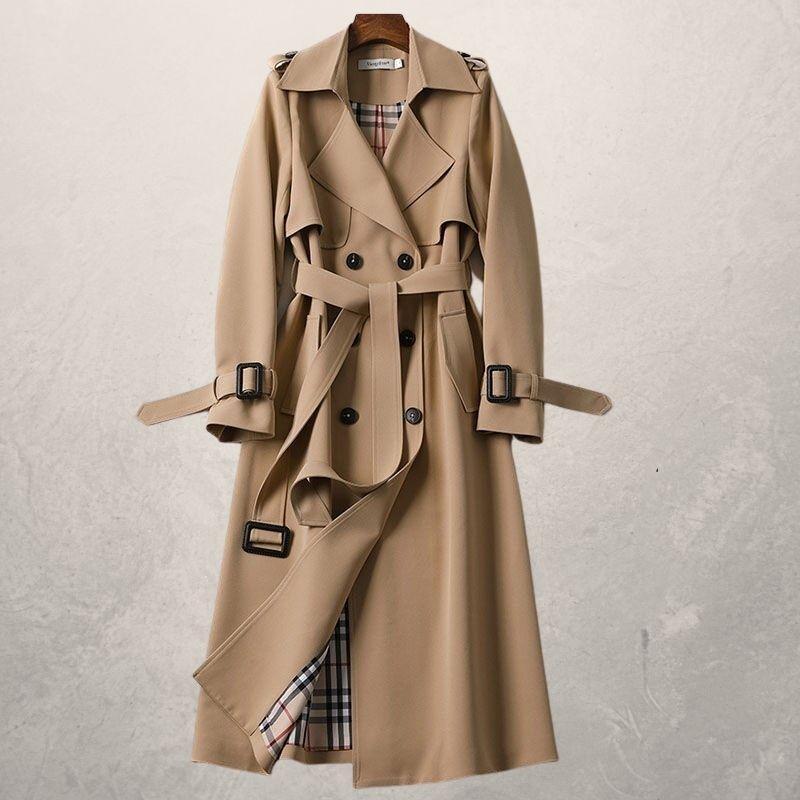 Women's Double-Breasted Trench Coat
