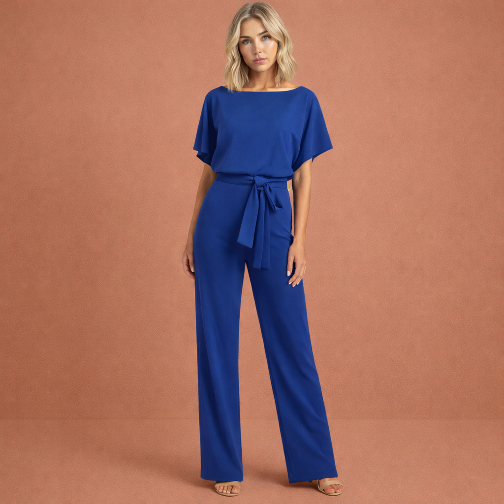 Women's Elegant Two-Piece Belted Set