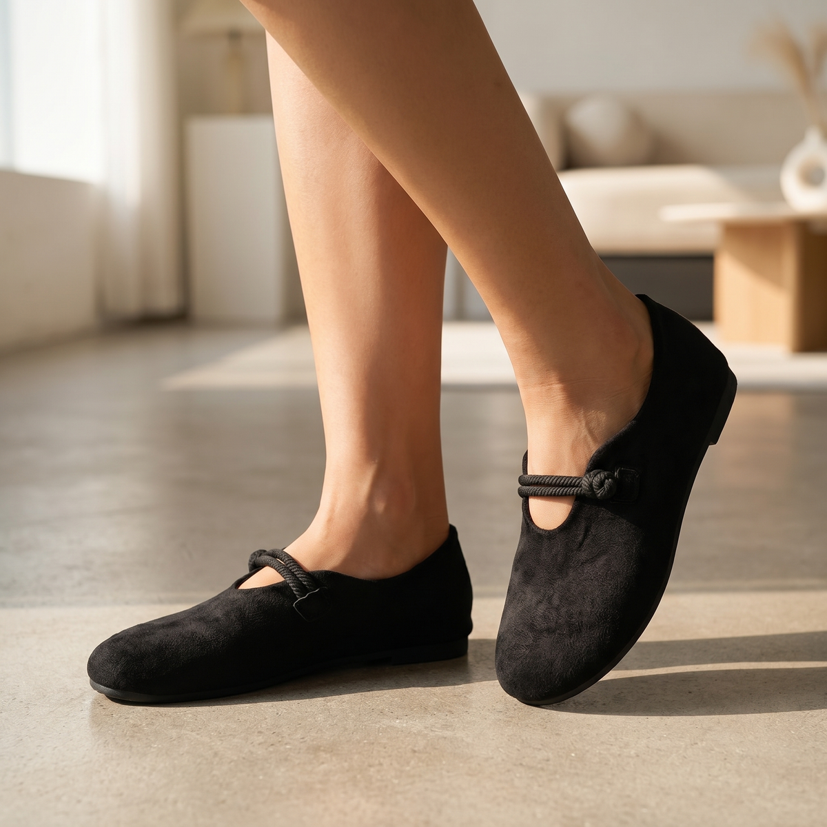 Women's Ergonomic Leather Loafers | Comfortable Slip-On Shoes