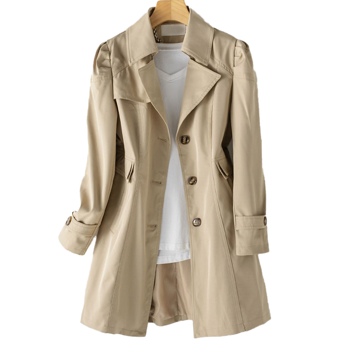 Women's Fit-and-Flare Trench Coat