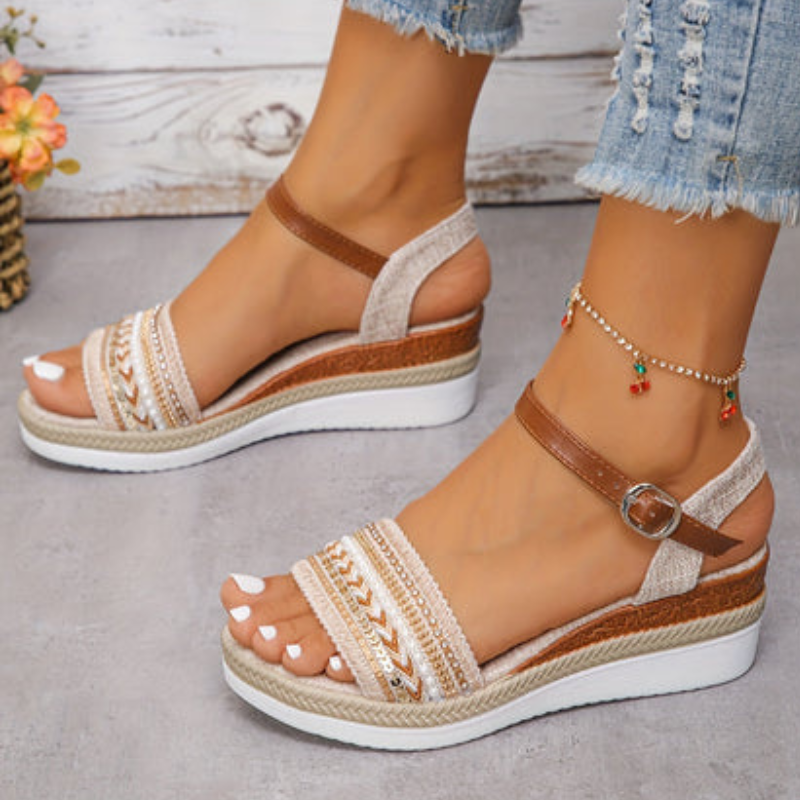 Women's Flat Ankle Strap Sandals