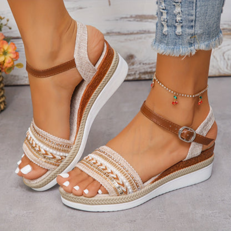 Women's Flat Ankle Strap Sandals