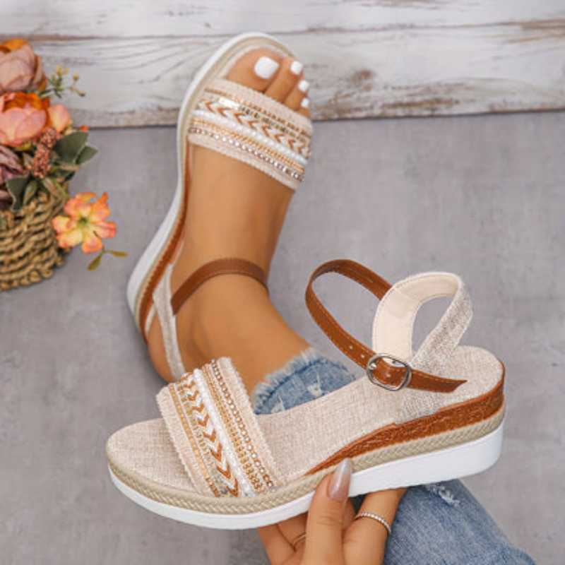 Women's Flat Ankle Strap Sandals