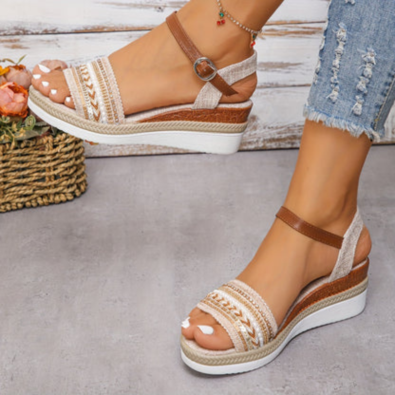 Women's Flat Ankle Strap Sandals
