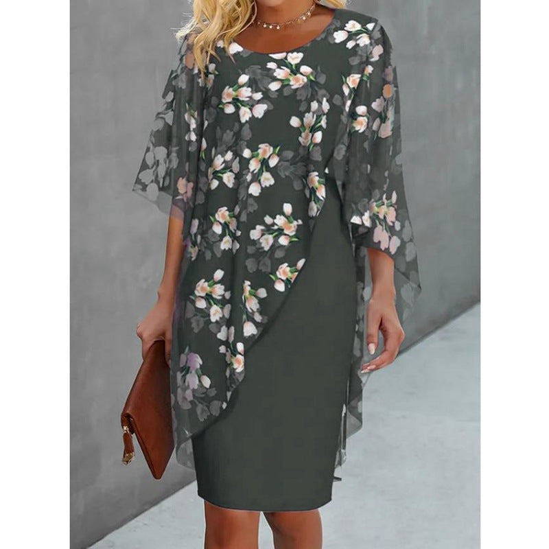 Women's Floral Midi Dress