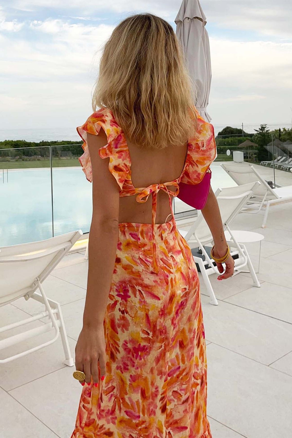 Women's Floral Summer Maxi Dress