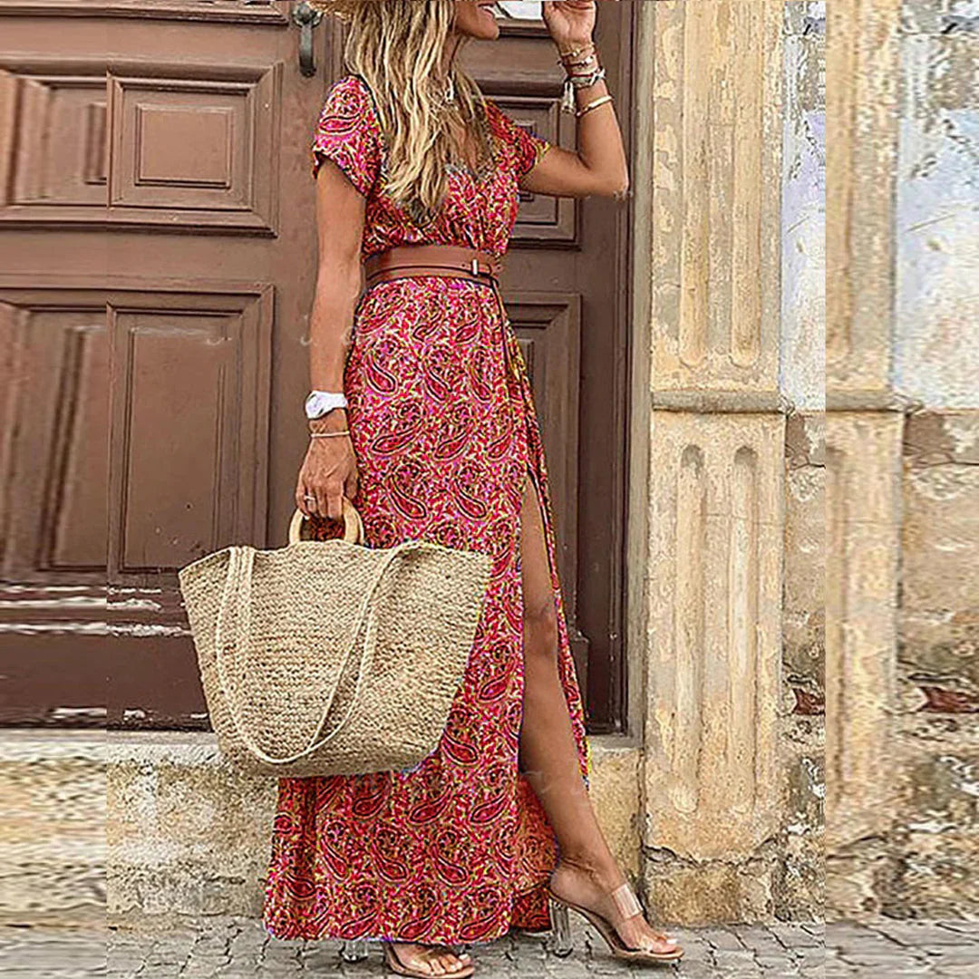 Women's Floral Summer Maxi Dress