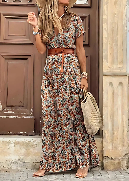 Women's Floral Summer Maxi Dress