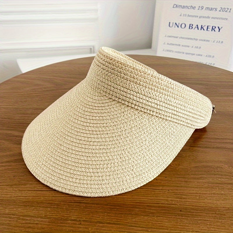 Women's Foldable Wide-Brim Anti-UV Sun Visor