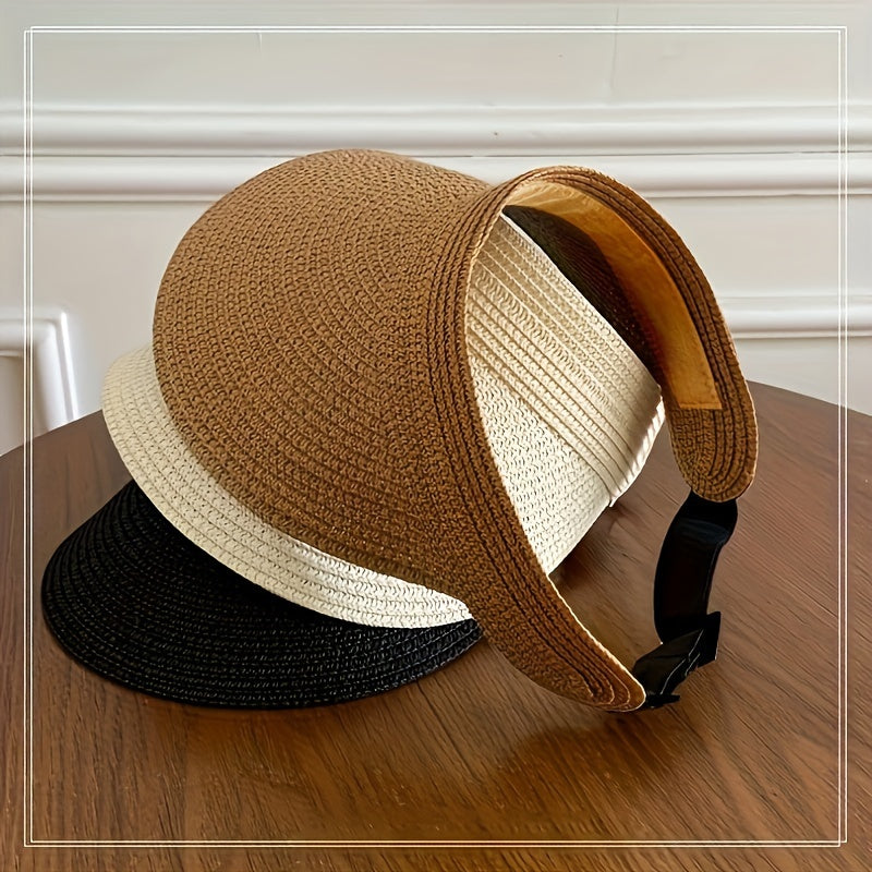 Women's Foldable Wide-Brim Anti-UV Sun Visor