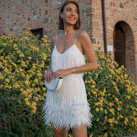 Women's Fringe Mini Dress