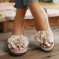 Women's Heeled Sandals with Adjustable Strap and Cushioned Insole