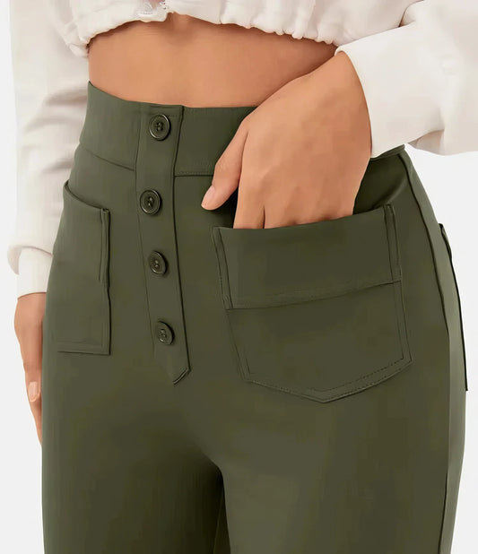 Women's High-Waisted Trousers