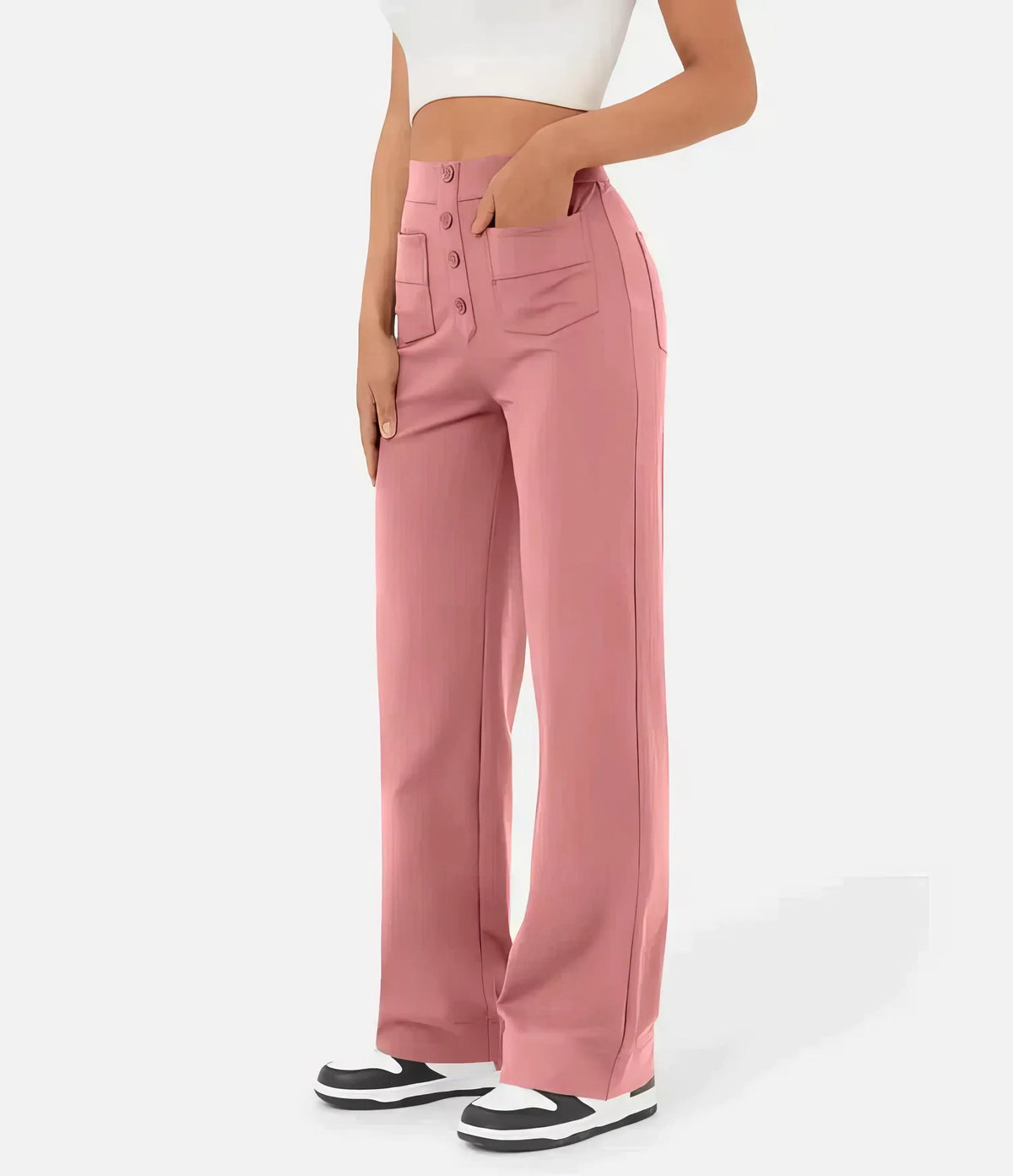 Women's High-Waisted Trousers