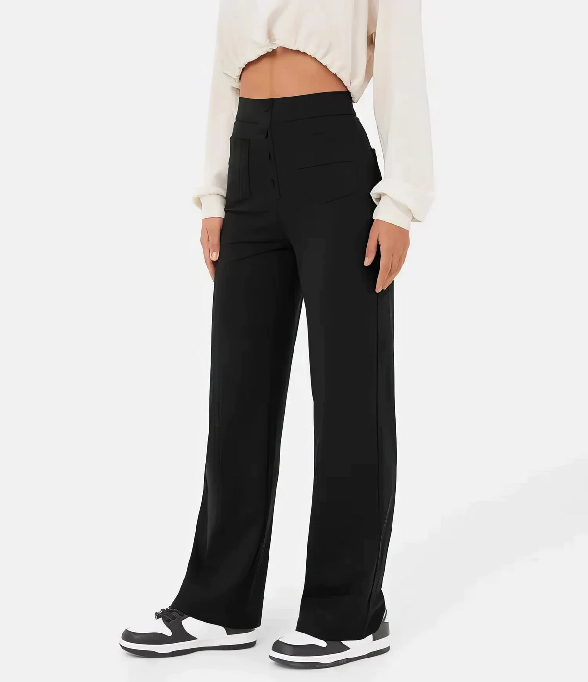 Women's High-Waisted Trousers