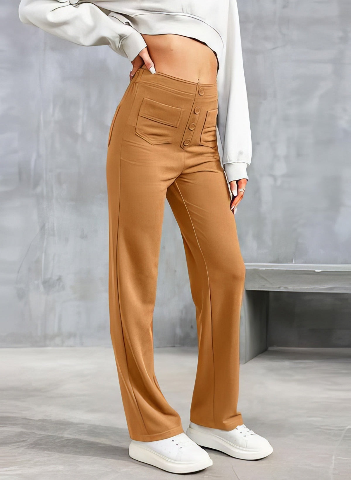Women's High-Waisted Trousers