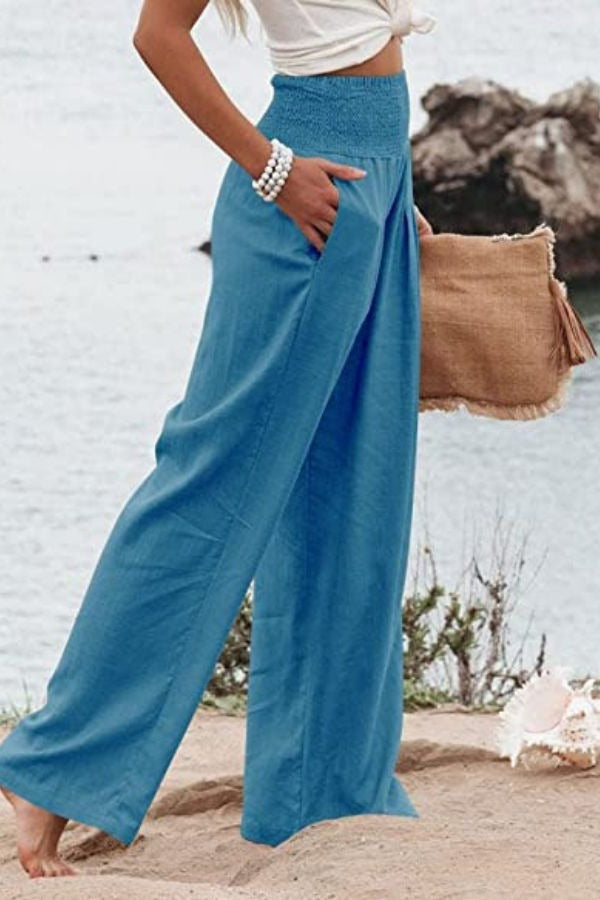 Women's High-Waisted Wide Leg Pants