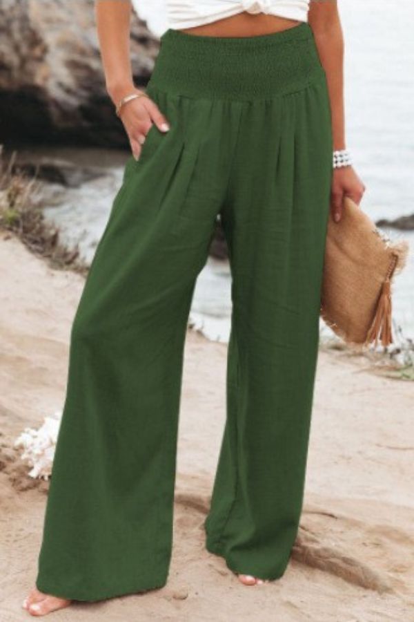 Women's High-Waisted Wide Leg Pants