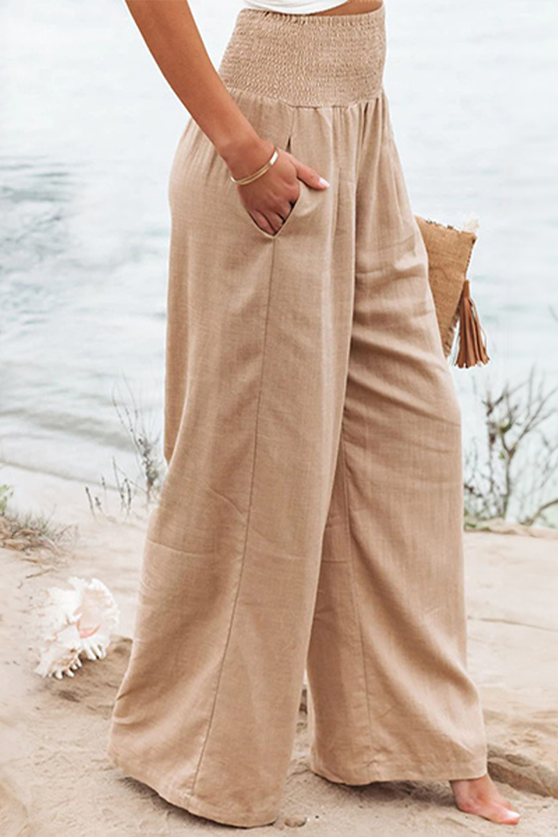 Women's High-Waisted Wide Leg Pants