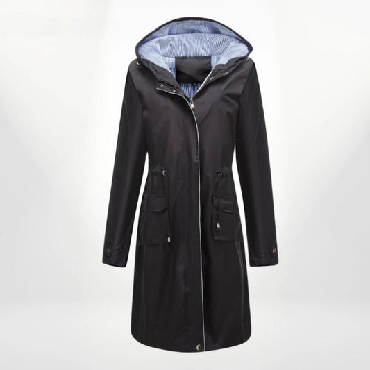 Women's Hooded Long Anorak Jacket