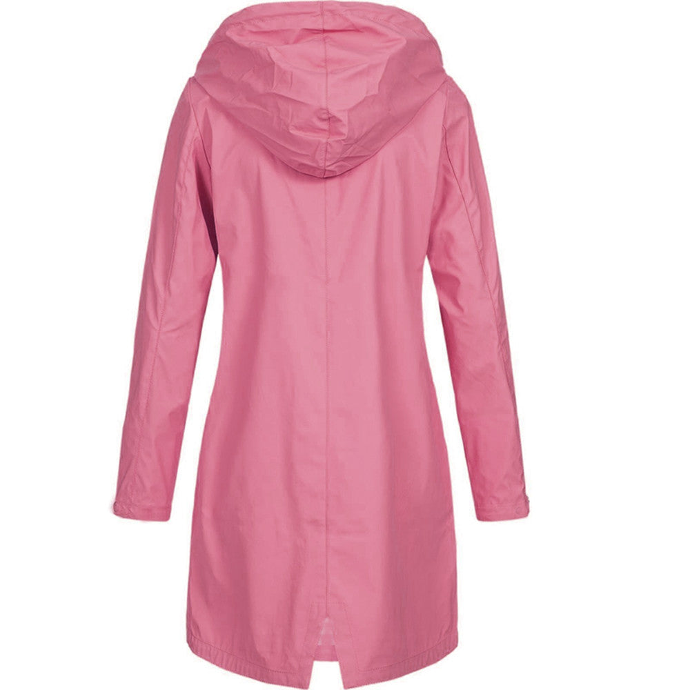 Women's Hooded Long Jacket