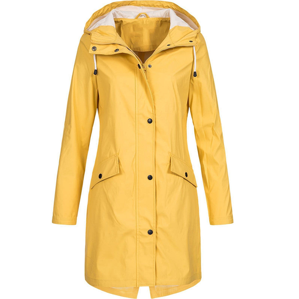 Women's Hooded Long Jacket