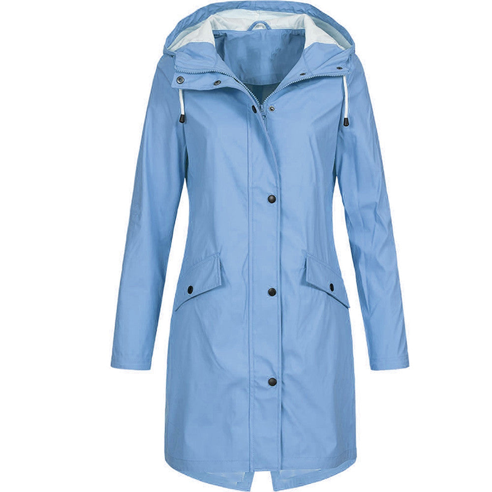 Women's Hooded Long Jacket