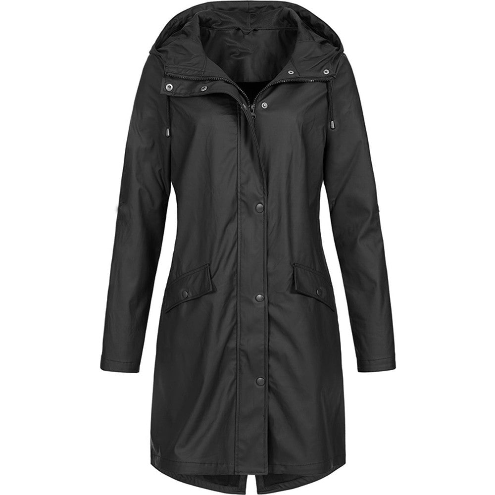 Women's Hooded Long Jacket