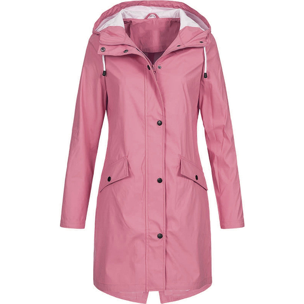 Women's Hooded Long Jacket