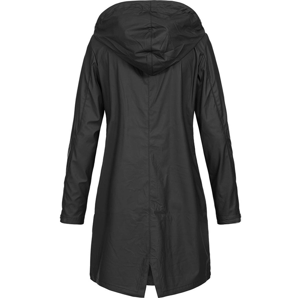 Women's Hooded Long Jacket