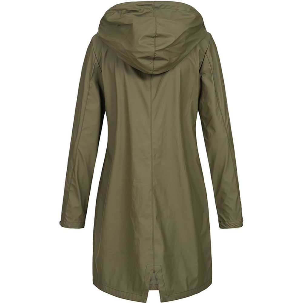 Women's Hooded Long Jacket
