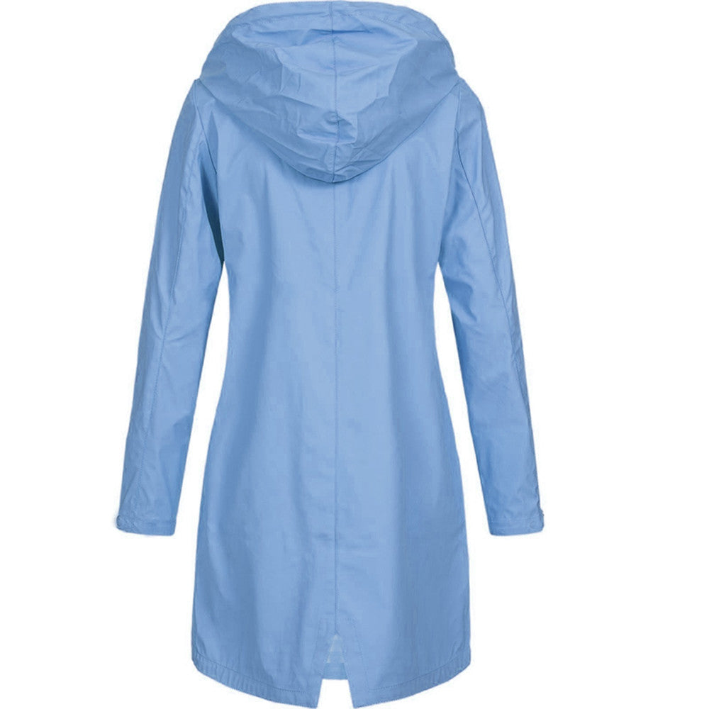 Women's Hooded Long Jacket