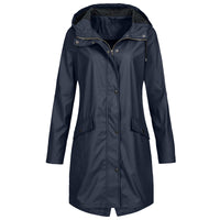 Women's Hooded Mid-Length Coat