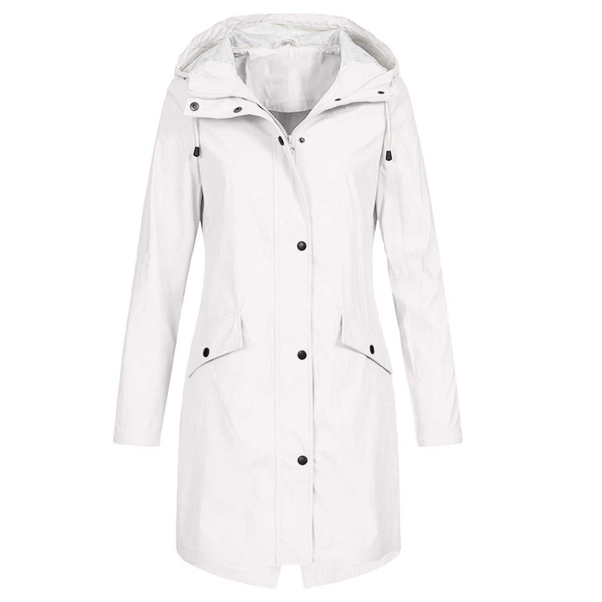 Women's Hooded Mid-Length Coat