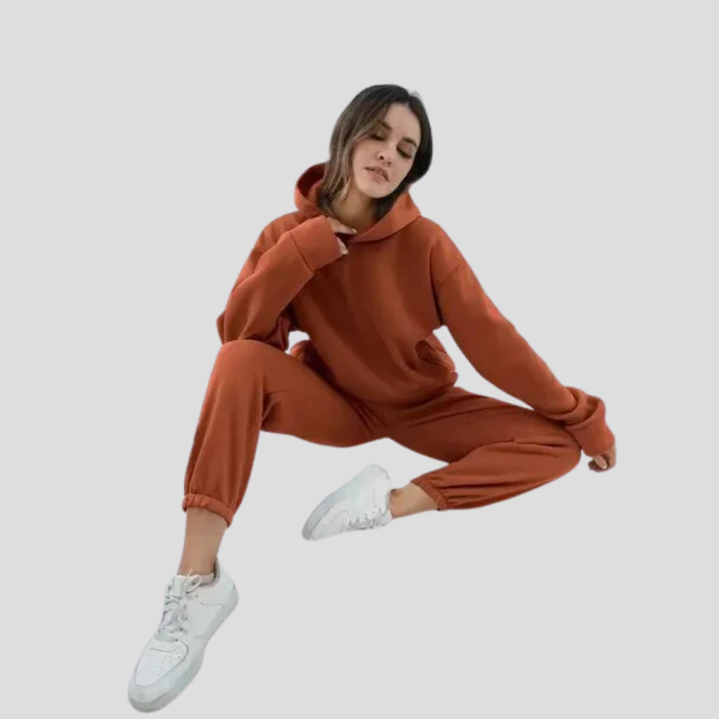 Women's Hoodie and Sweatpants Set – Comfortable Winter Loungewear