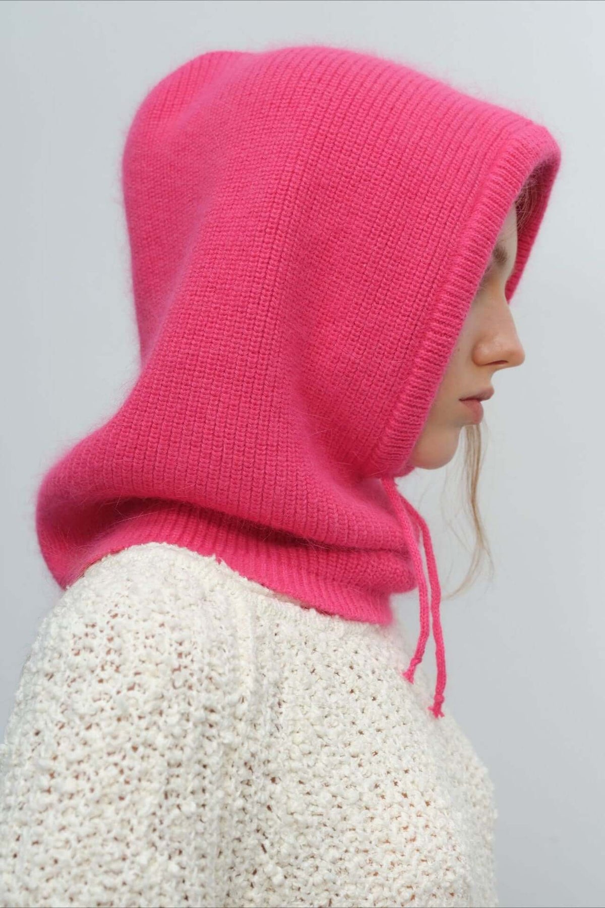Women's Knitted Balaclava Hood - Warm Winter Scarf