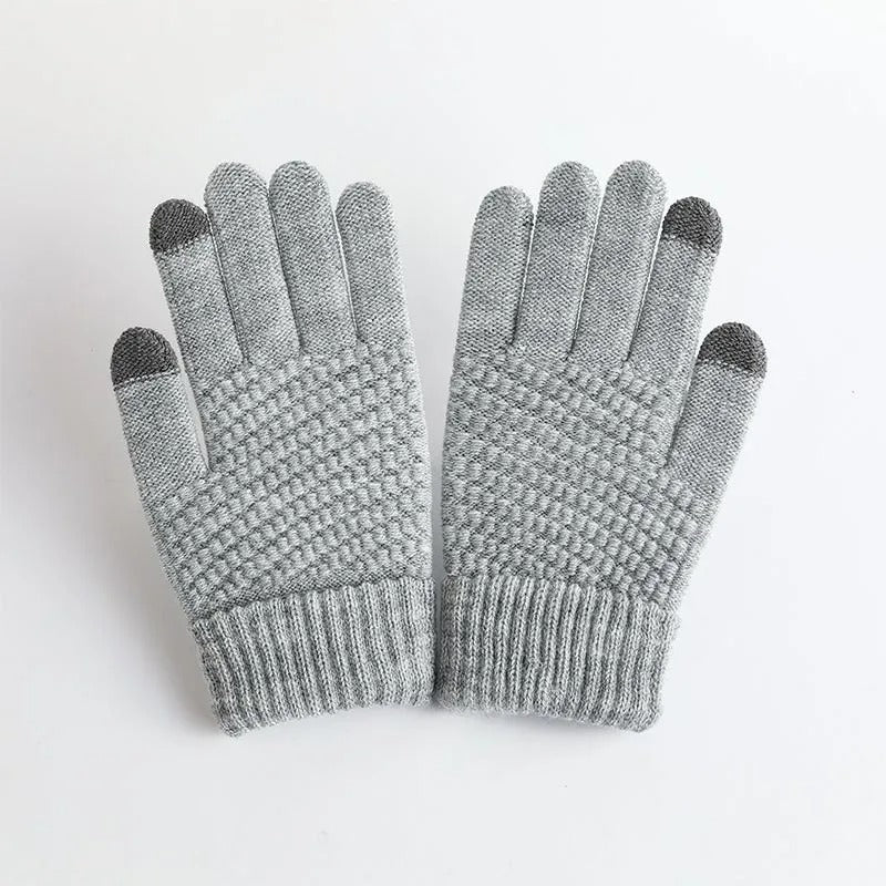 Women's Knitted Cashmere Winter Gloves