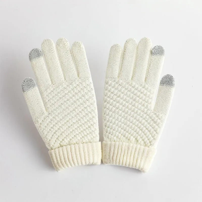 Women's Knitted Cashmere Winter Gloves