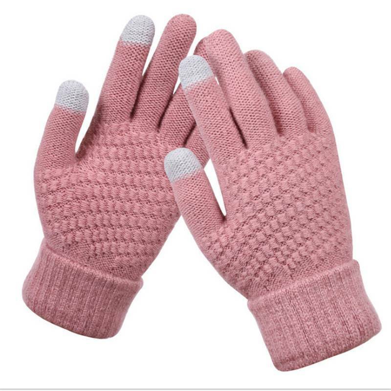 Women's Knitted Touchscreen Gloves