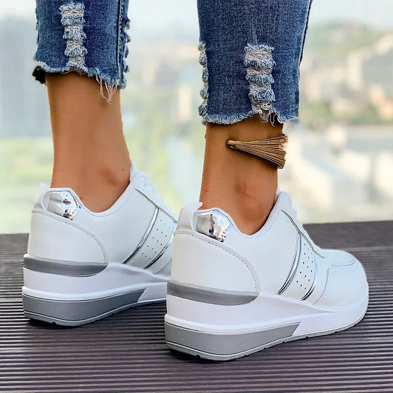 Women's Lace-Up Colorblock Sneakers